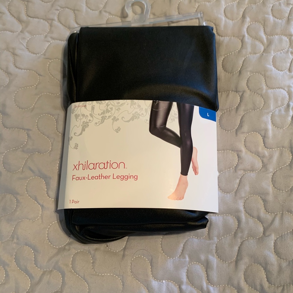 Xhilaration faux leather leggings